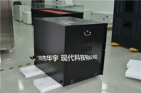 我司21號發(fā)貨浙江，為浙江某公司提供定制款恒溫恒濕戶外投影儀安裝柜(圖3)